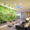 重庆酒店接待区植物墙装修设计效果图