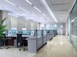 甲级写字楼800平米现代风格办公室空间设计