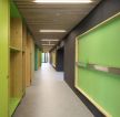 成都幼儿园走廊木质吊顶装修设计效果图2023