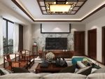 咸阳中医学院家属院140平米三居室装修中式风格家装案例欣赏