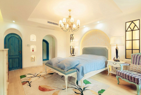 地中海风格卧室装修图片 地中海风格卧室设计 