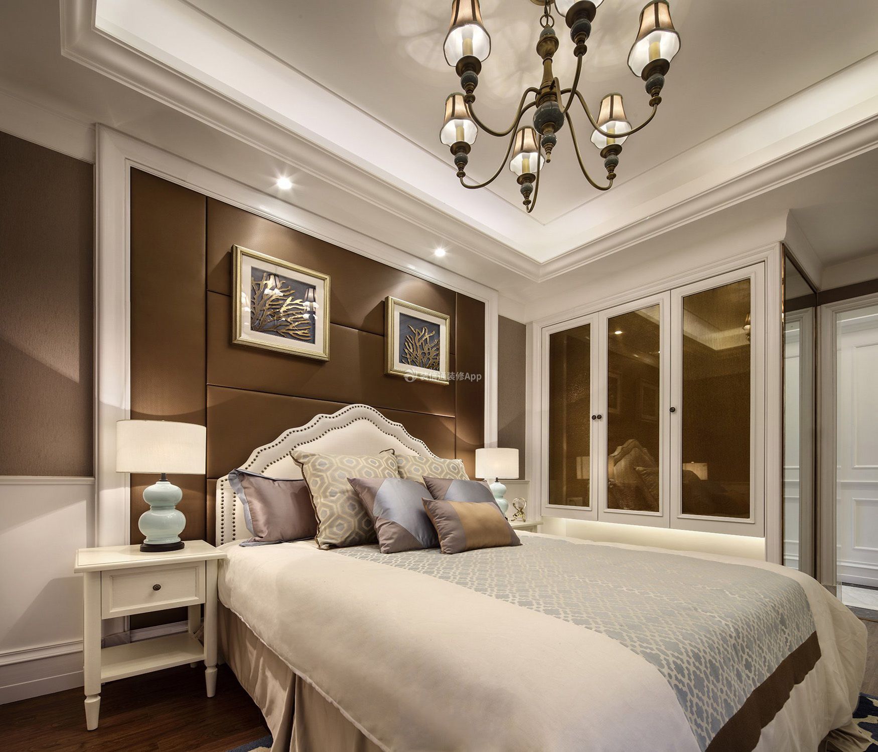 成都100平新房欧式风格卧室装修效果图一览
