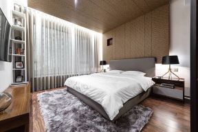 135平米现代风格三居室卧室地毯装修效果图