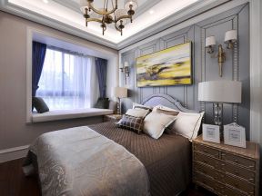 欧式卧室装修设计图 卧室壁灯效果图图片 卧室壁灯图片