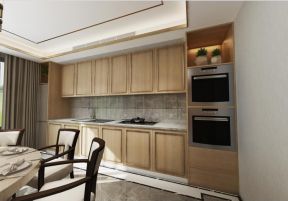 别墅340平新中式风格厨房装修图