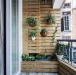 成都家庭装修室内阳台植物墙设计效果图