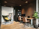 紫荆公寓104平米二居室现代风格装修设计效果图