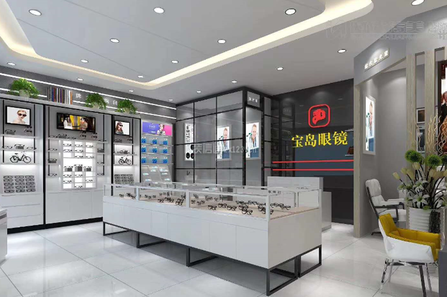专业眼镜店装修_收银台设计_商铺收银区设计