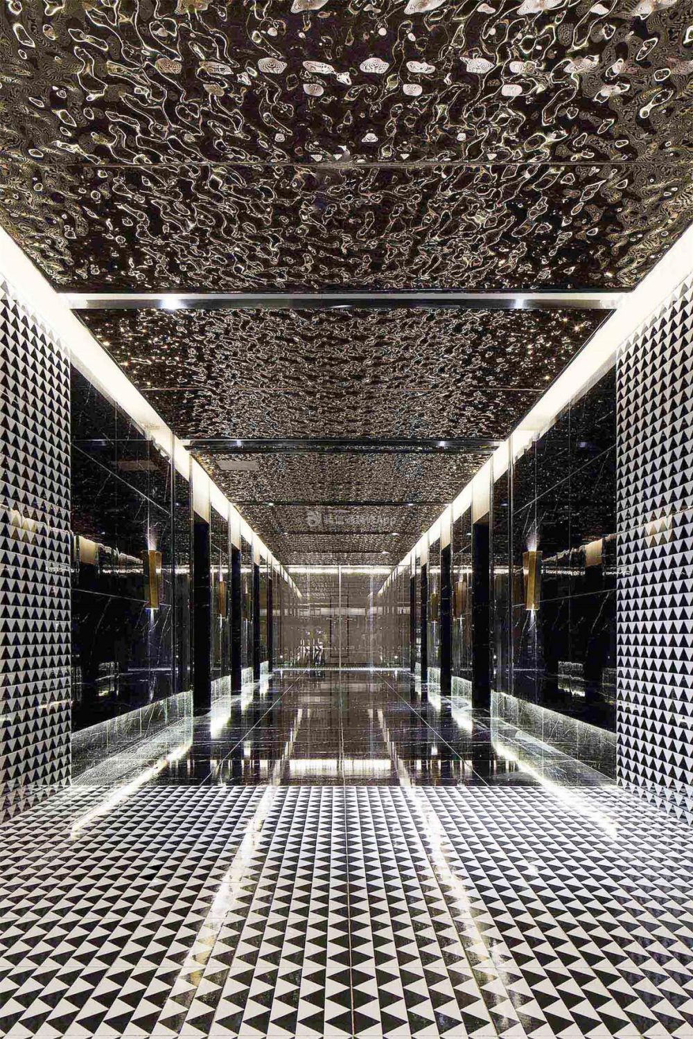 杭州五星级酒店走廊吊顶装修效果图2023