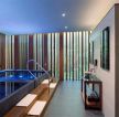 杭州民宿酒店室内游泳池装修设计图