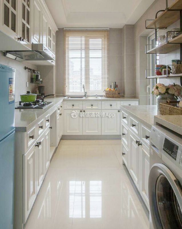 成都欧式风格家庭厨房室内装修设计图 