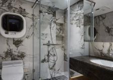 長治180平米大戶型房屋裝修案例，華麗與自然共存