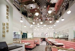 2023成都商场餐馆室内卡座沙发装修设计图