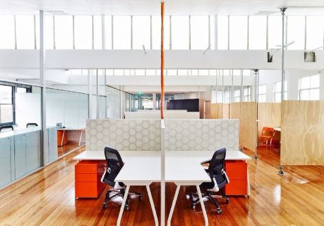工业风格460平米办公室装修效果图