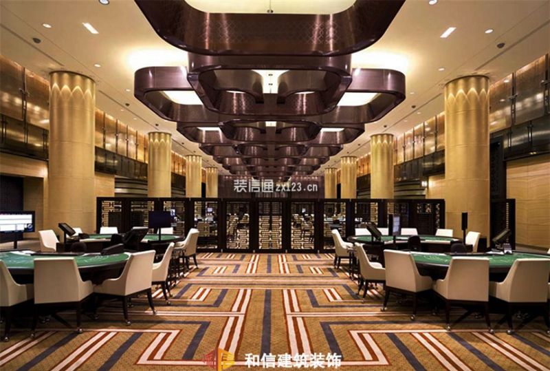 名洋酒店2000平米中式风格装修设计效果图