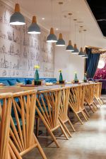 成都饭店餐厅室内桌椅设计装修图片2023