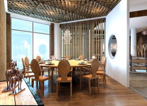 新中式餐厅装修 新中式餐厅装饰 新中式餐厅效果