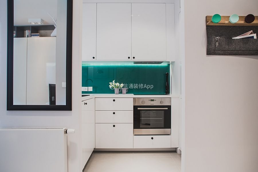 合肥现代简约风格新房小厨房装修设计图