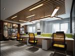 杭州写字楼办公室混搭工业风格360平米装修效果图案例