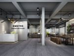 杭州电子商务写字楼办公室新工业风格660平米装修效果图案例