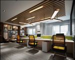 杭州写字楼办公室混搭工业风格360平米装修效果图案例