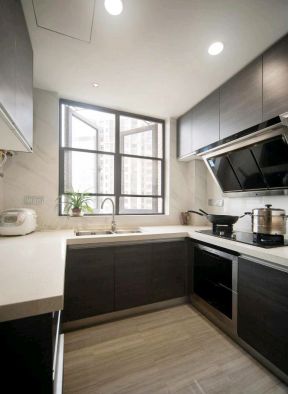 现代厨房家装 现代厨房设计图片 现代厨房装修效果图大全2020图片