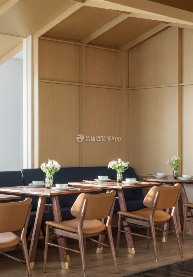 2023天津混搭風(fēng)格餐飲店鋪裝修設(shè)計實景圖