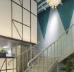 天津餐饮店室内楼梯装修设计实景图