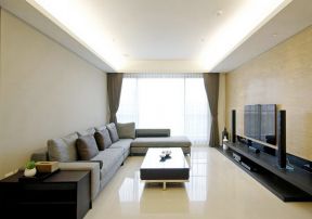 深圳153平现代风格新房客厅装修效果图