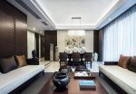 深圳新中式风格样板房餐厅吊灯装修图2023
