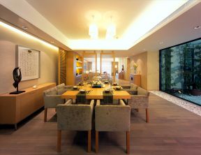 深圳港式风格样板房餐厅装修设计图欣赏