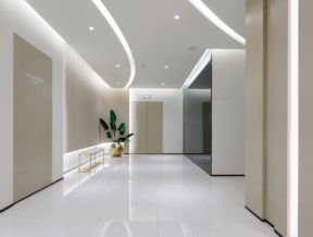 杭州高级美容院室内走廊吊顶装修设计图