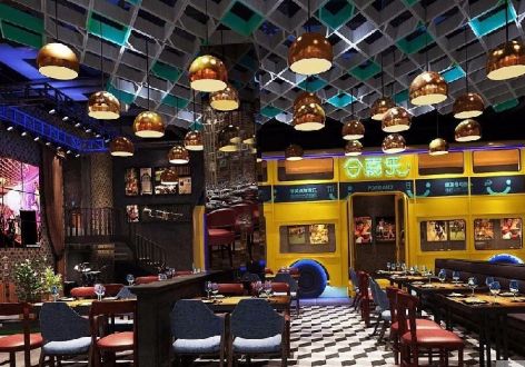 嘉乐音乐茶餐厅400平米现代风格装修效果图