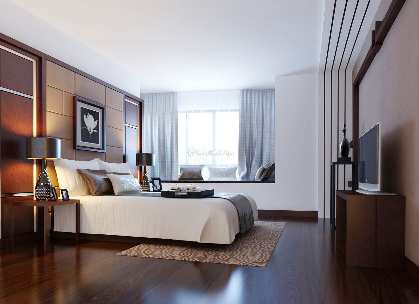 深圳中式风格新房主卧室内装修设计图片