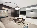 瑞嘉容园120平米三居室现代风格装修设计效果图