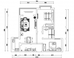 盛元绿洲C座108㎡现代简约二居室装修设计效果图