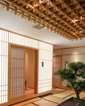 日式餐厅设计案例 日式餐厅装修风格 日式餐饮店装潢设计