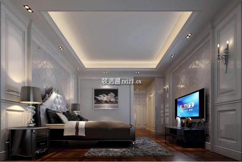 渭滨苑152平米三居室装修欧式风格家装案例欣赏