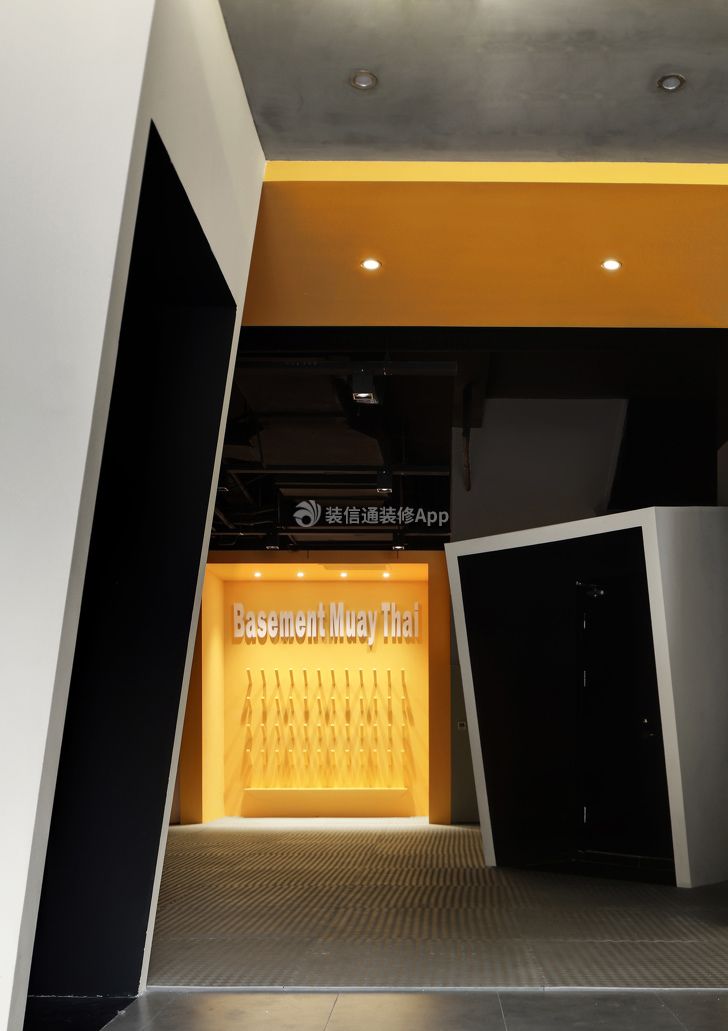 杭州现代风格健身会所室内装修设计图