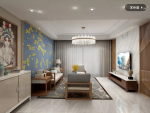 125平新中式3居室设计方案