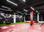 杭州健身会所室内背景墙装修实景图片2023