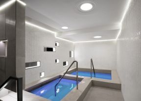 杭州健身会所室内泳池装修设计效果图