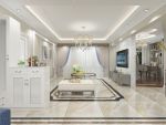 丹青里72195平米美式轻奢风格三居室装修案例