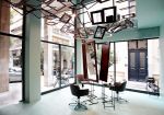 2023杭州个性美发店室内吊顶装修设计图