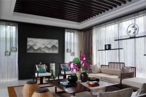 中式古典客厅装修设计方案