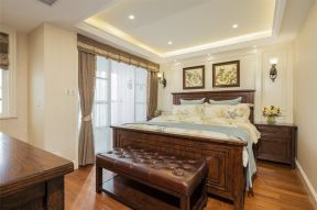 2023杭州排屋别墅美式风格卧室装修设计图欣赏