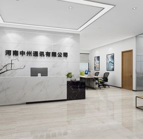 现代风办公室大厅900平装修设计图-每日推荐