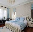 北京欧式风格别墅卧室壁纸装修设计图片2023