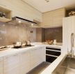 天津家庭别墅厨房白色橱柜设计装修图片欣赏 