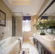 2023天津美式风格家庭别墅卫浴间装修设计